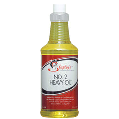 Shapley's No.2 Heavy Oil bottle for hot application to condition coats and restore shine.