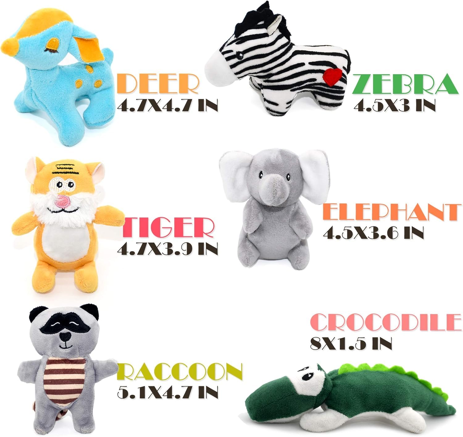 SHARLOVY elephant plush dog toy squeaker for size-friendly fun
