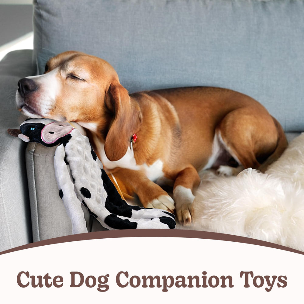 SHARLOVY Pig Toy with squeaker for tug and chase fun.