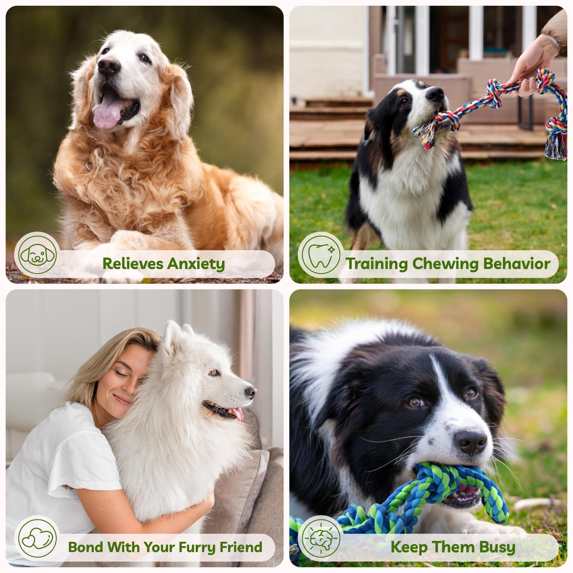 Sharlovy supervised chewing toy promotes safe play.