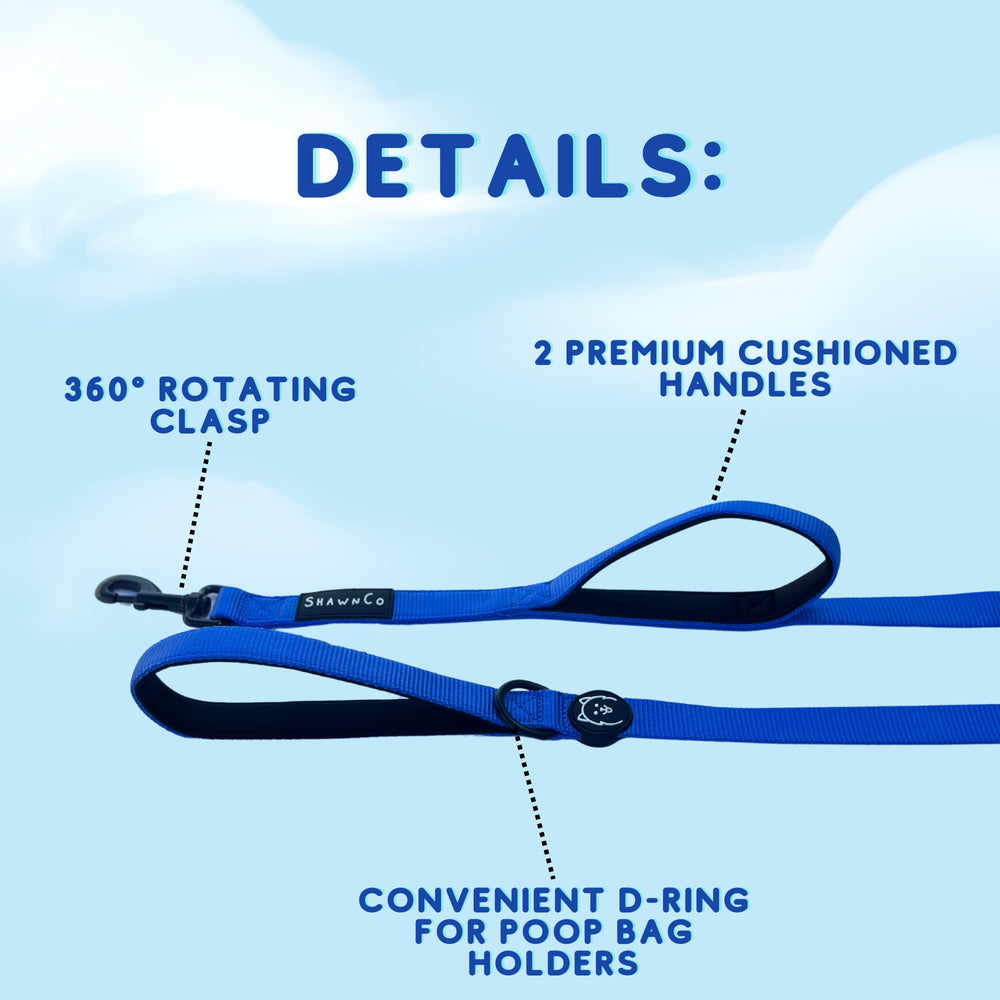 SHAWNCO Dream Walk leash with neoprene handle for comfortable grip