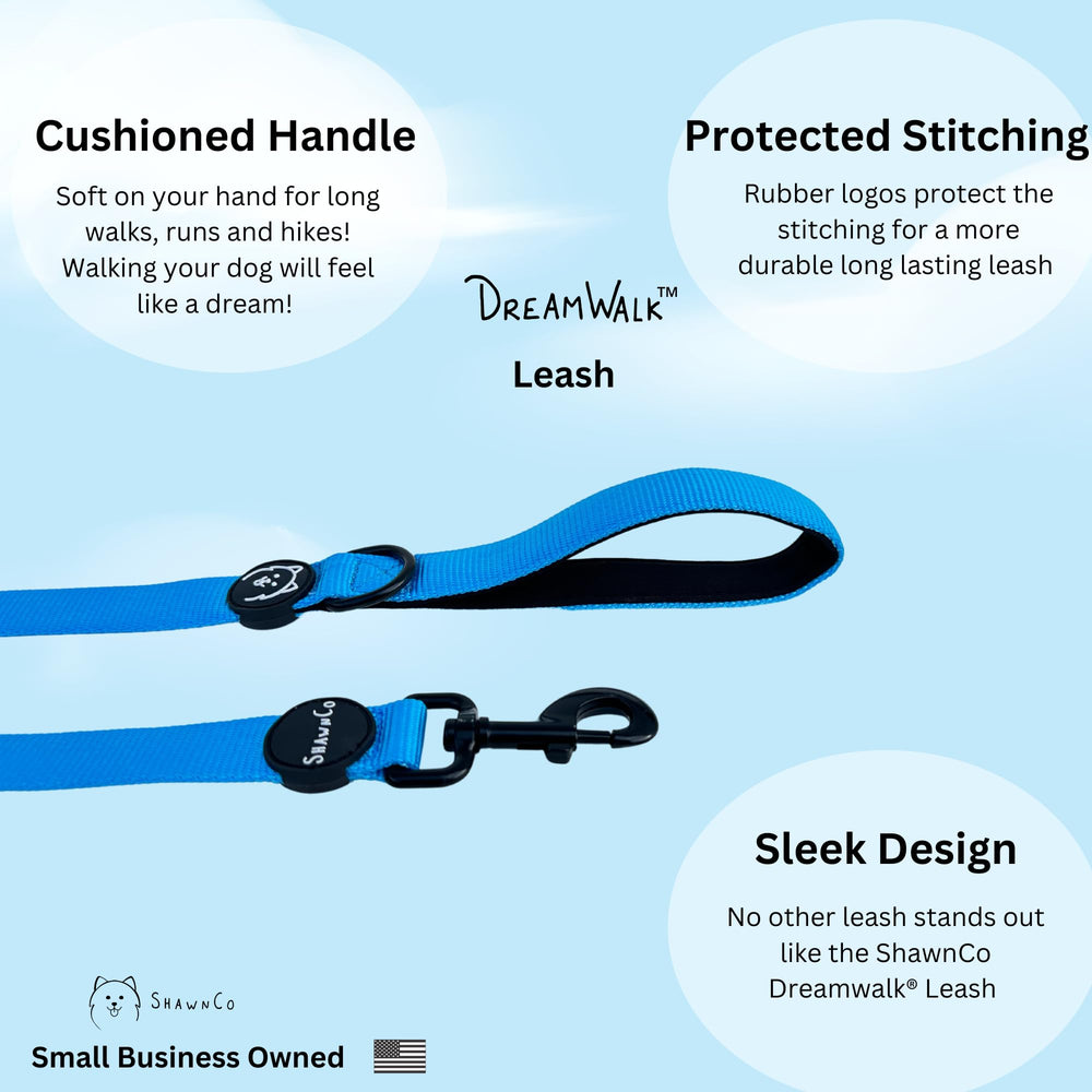 Durable nylon material of the ShawnCo Dream Walk leash for long-lasting use.