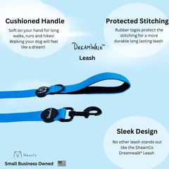 Durable nylon material of the ShawnCo Dream Walk leash for long-lasting use.