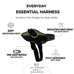 ShawnCo Essential Harness durable materials for daily use