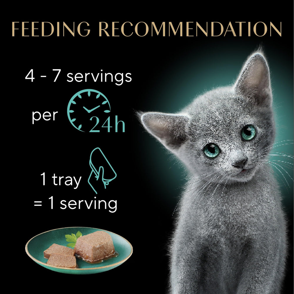 Sheba easy-snap tray enables fresh, mess-free portions.