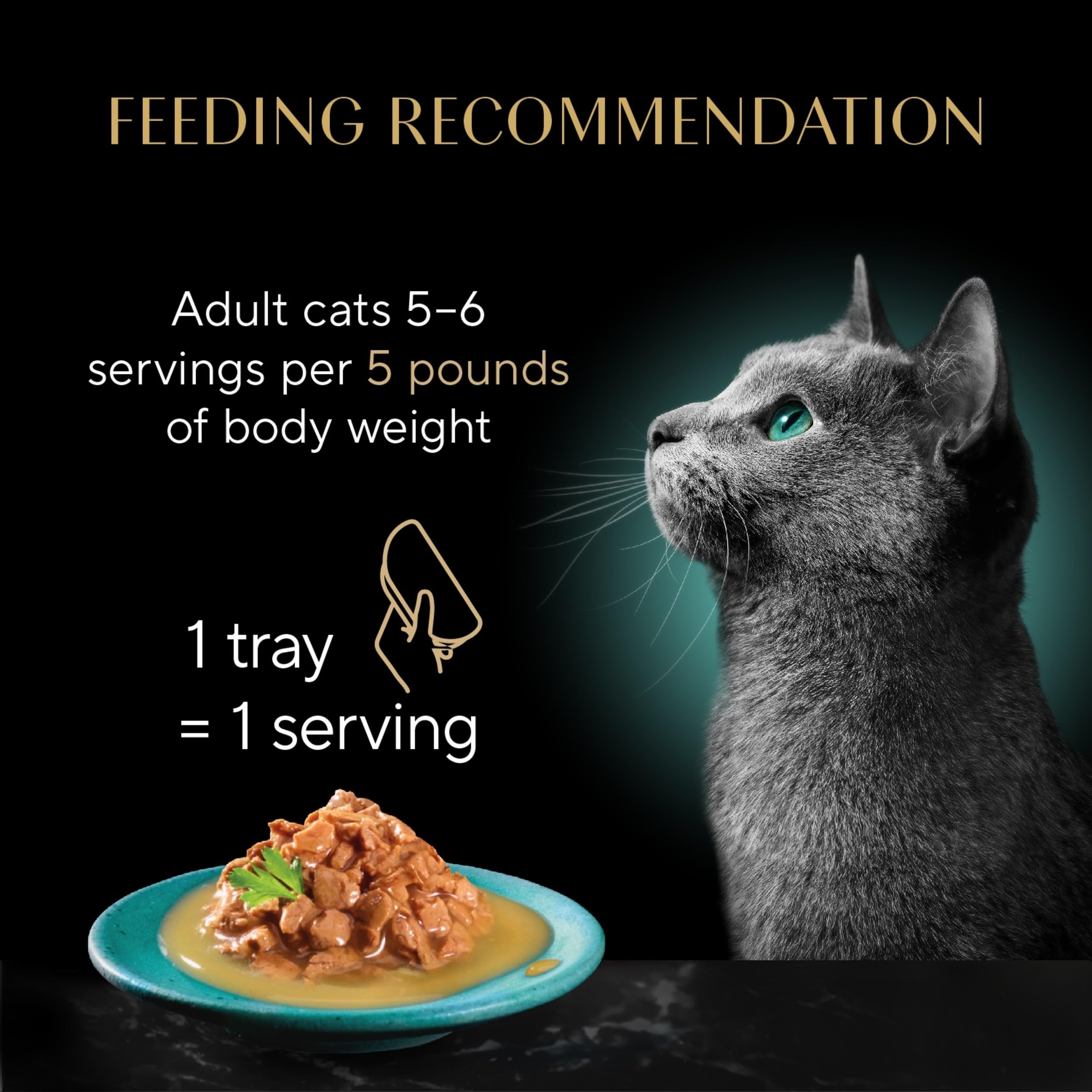 Label showing grain-free and fillers-free formula for Sheba Gravy Indulgence