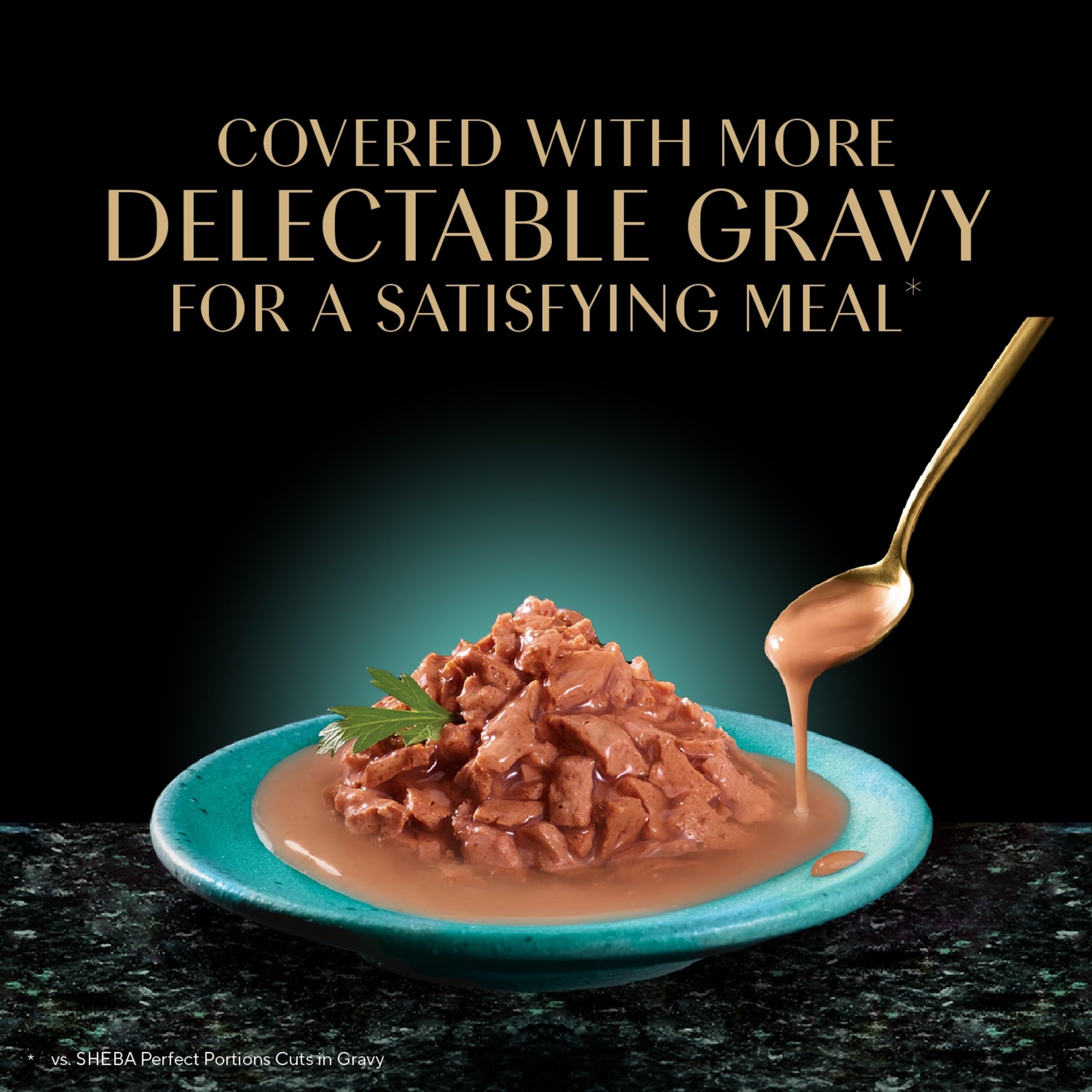 Sheba Gravy Indulgence twin-pack trays easy-to-peel serving