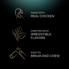 Sheba Meaty Tender Sticks chicken wrapped image conveys flavor preservation between servings.