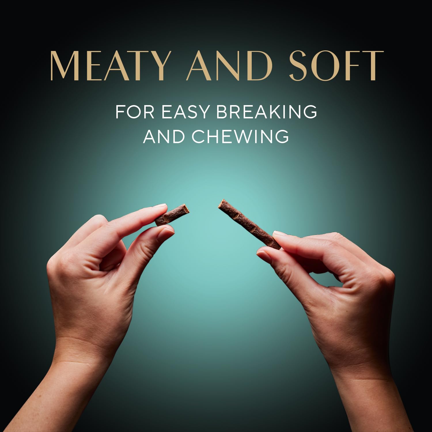 Sheba Meaty Tender Sticks salmon cat treats with real meat flavor for indoor cats.