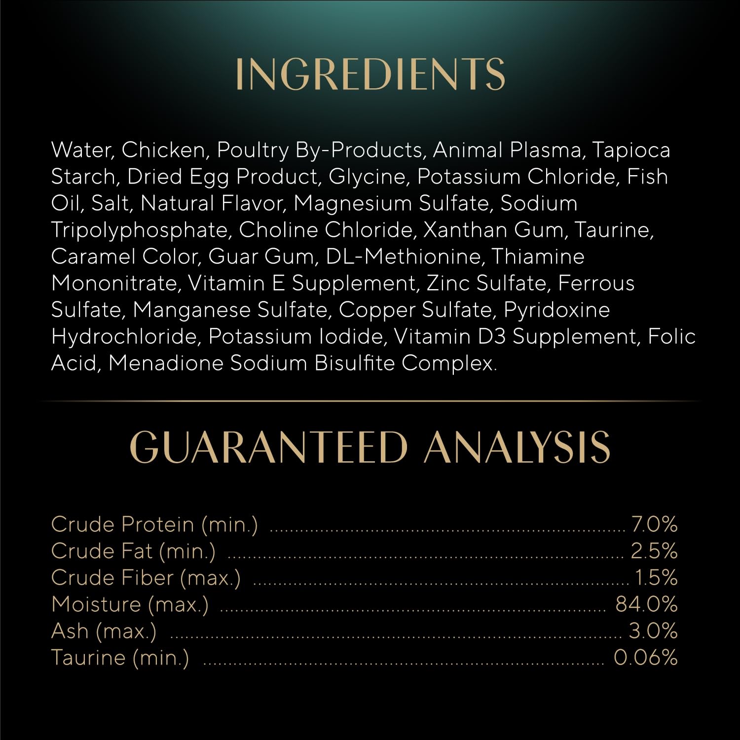 Sheba no artificial flavors or fillers in the recipe