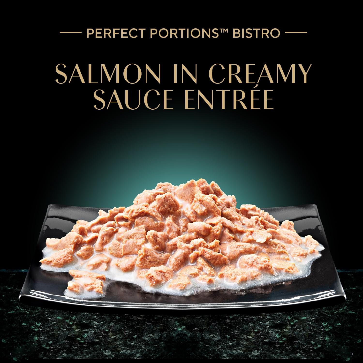 Salmon chunks in creamy sauce with essential vitamins and minerals.