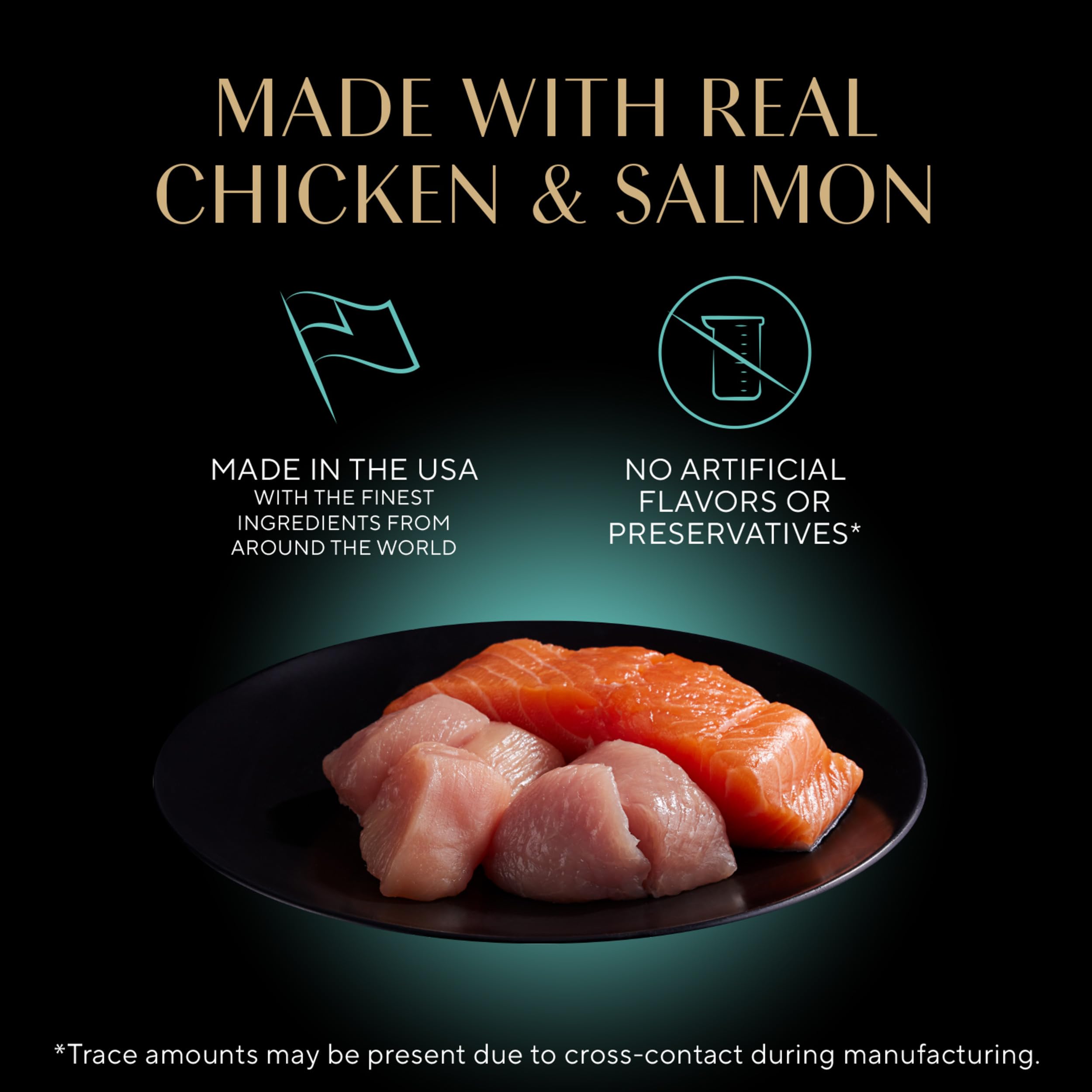 Sheba Perfect Portions kitten pate salmon entree tray featuring omega-rich flavor