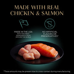 Sheba Perfect Portions kitten pate salmon tray with real fish flavor