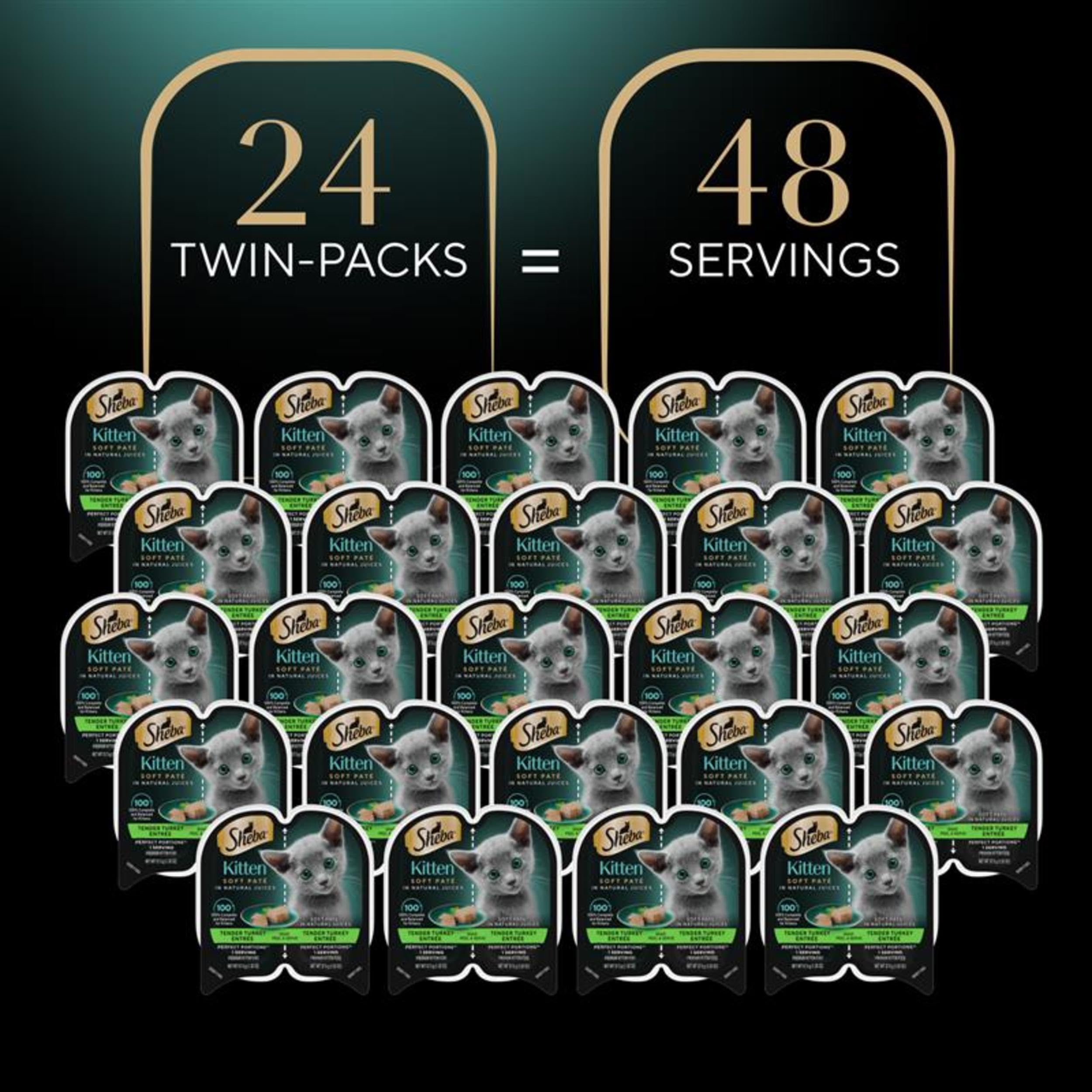 Supports growth with balanced protein and fats in every tray