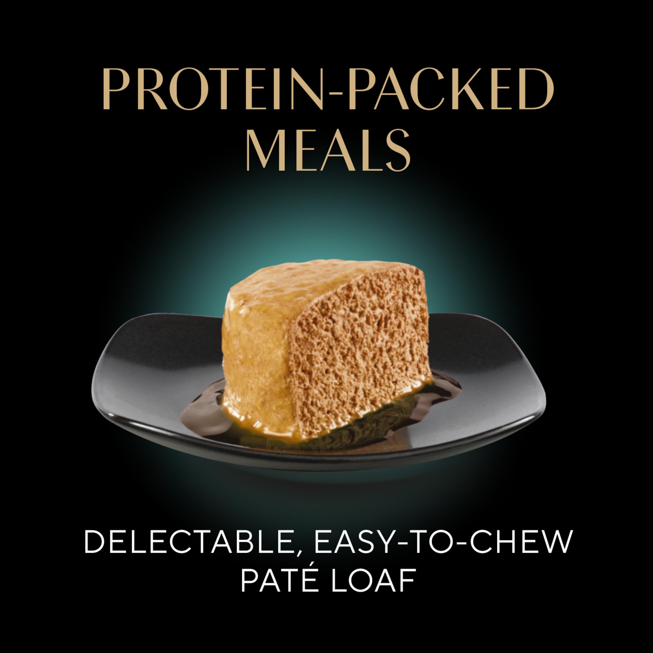 Serving trays from Sheba Perfect Portions Pate demonstrate convenient portion control for cats.