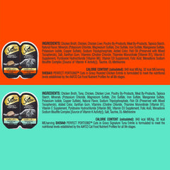 Sheba Perfect Portions roasted chicken entree in gravy pack for convenient single-serve meals.