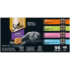 Sheba Perfect Portions savory chicken tray entices picky cats.