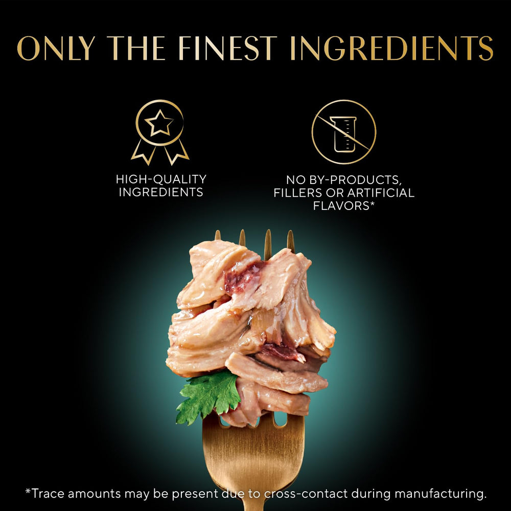 Sheba Selections Filets in Broth cup is grain-free and soy-free for balanced meals.