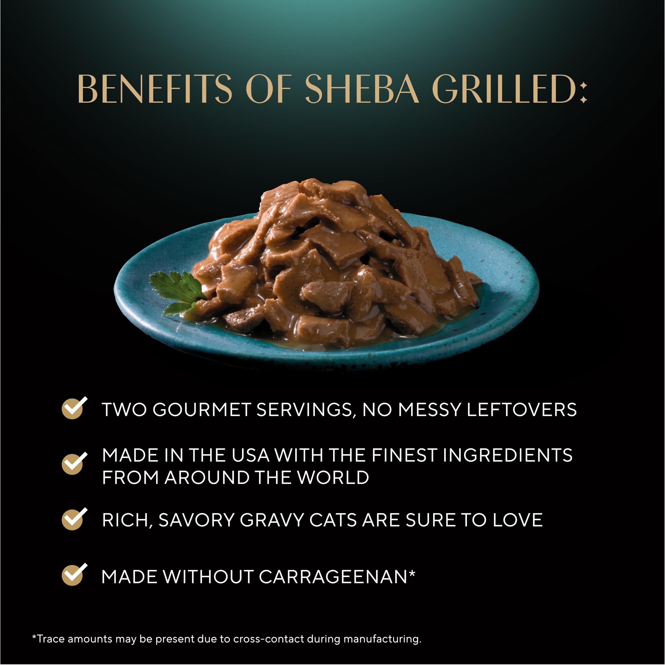 Sheba twin-pack trays preserve freshness between meals for convenient feeding.