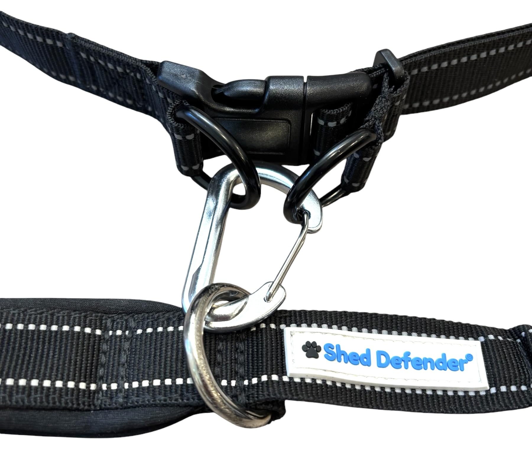 Shed Defender belt tested to hold up to 800 pounds of force.