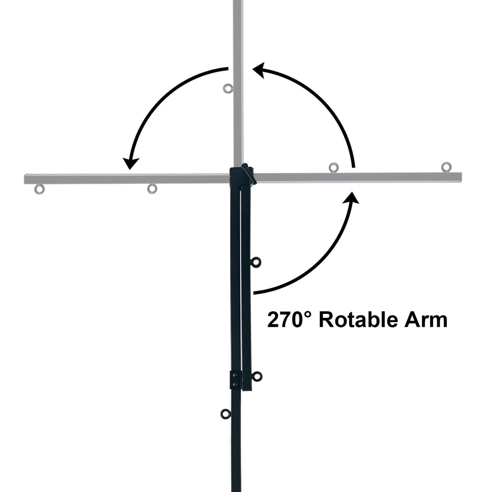 SHELANDY black grooming arm with durable finish
