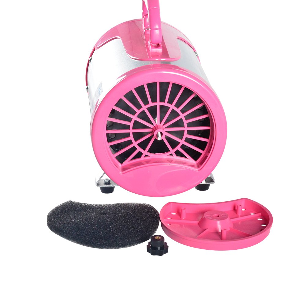 Dual heat settings demonstrated on the SHELANDY Groomer Partner dryer