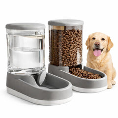 ShelyMoon Gravity Pet Feeder see-through tanks let you monitor food and water at a glance.