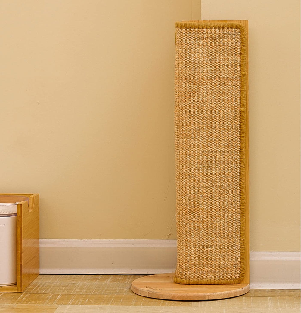 SHENGOCASE tall scratch post 24.5 inches helps cats stretch and relax