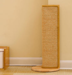 SHENGOCASE tall scratch post 24.5 inches helps cats stretch and relax