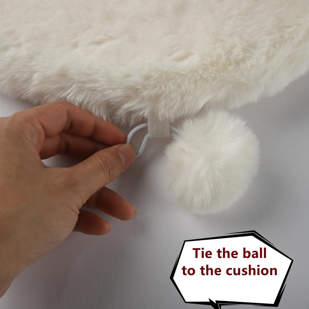 SHENGOCASE 2-pack bed cushion inside crate for travel-friendly comfort