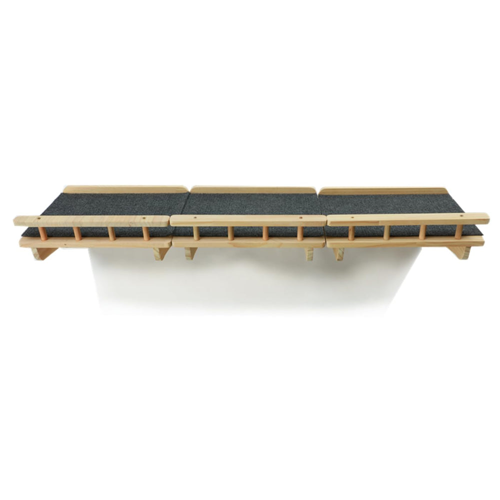 SHENGOCASE three-pack balconies connected create extended walkway for cats.