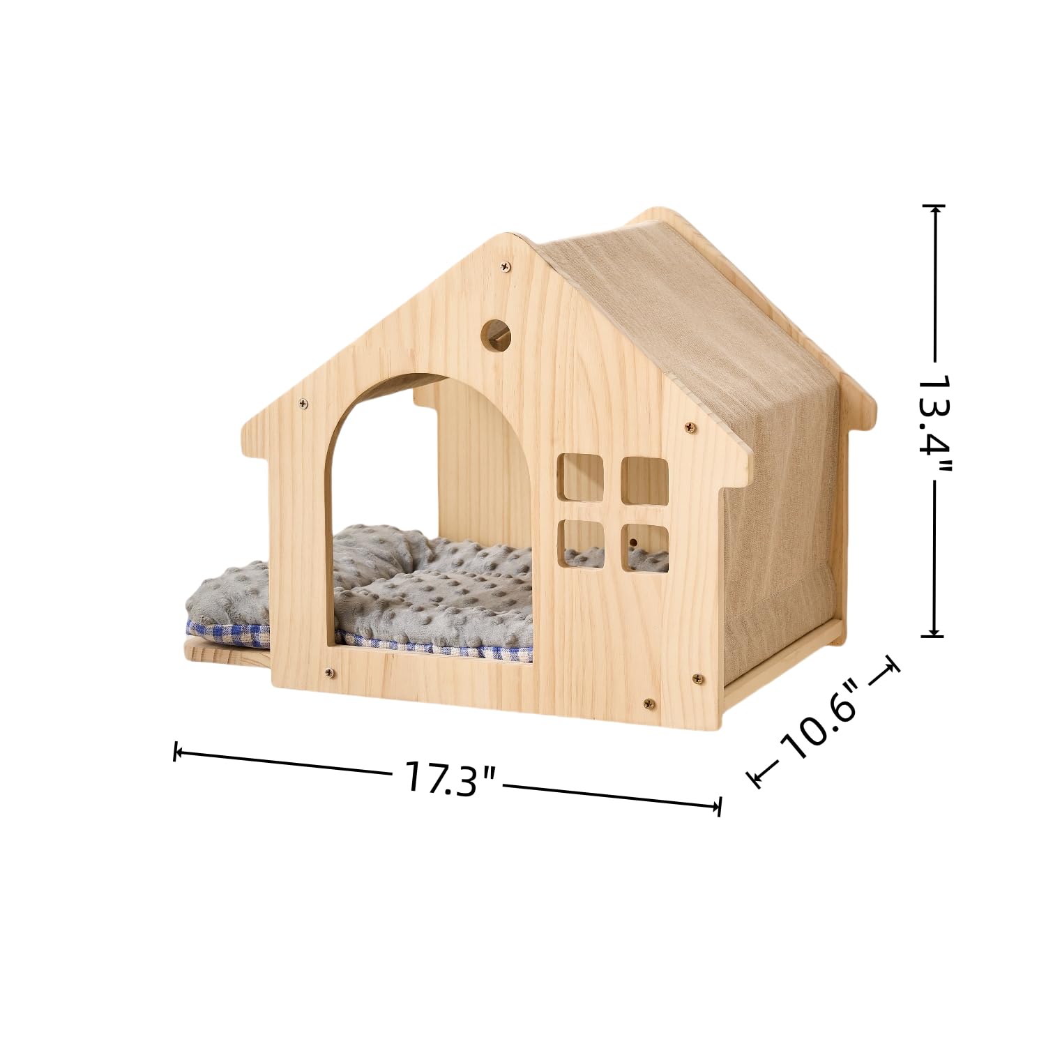 SHENGOCASE cushioned wall houses offer cozy resting spots