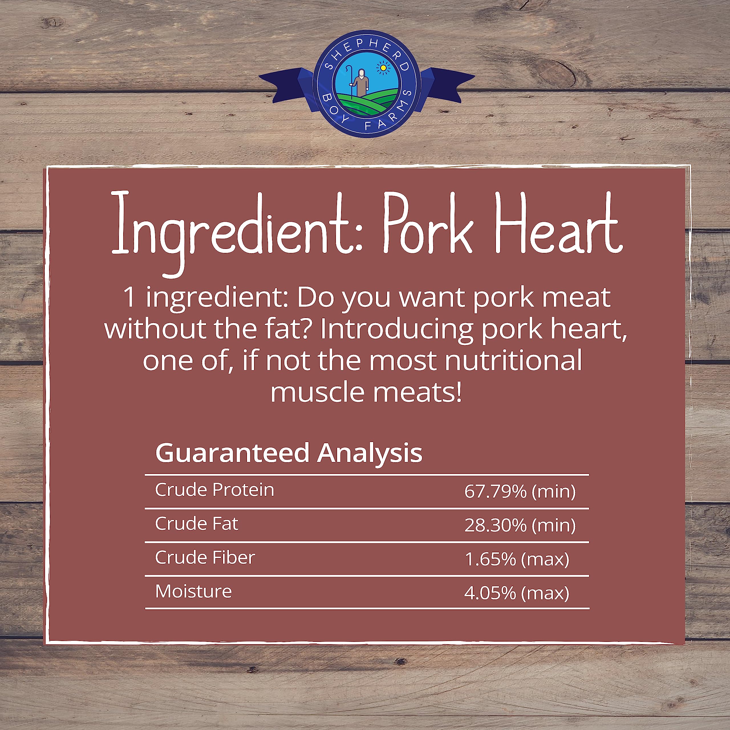 Freeze-dried pork heart close-up showing crisp texture and rich aroma.