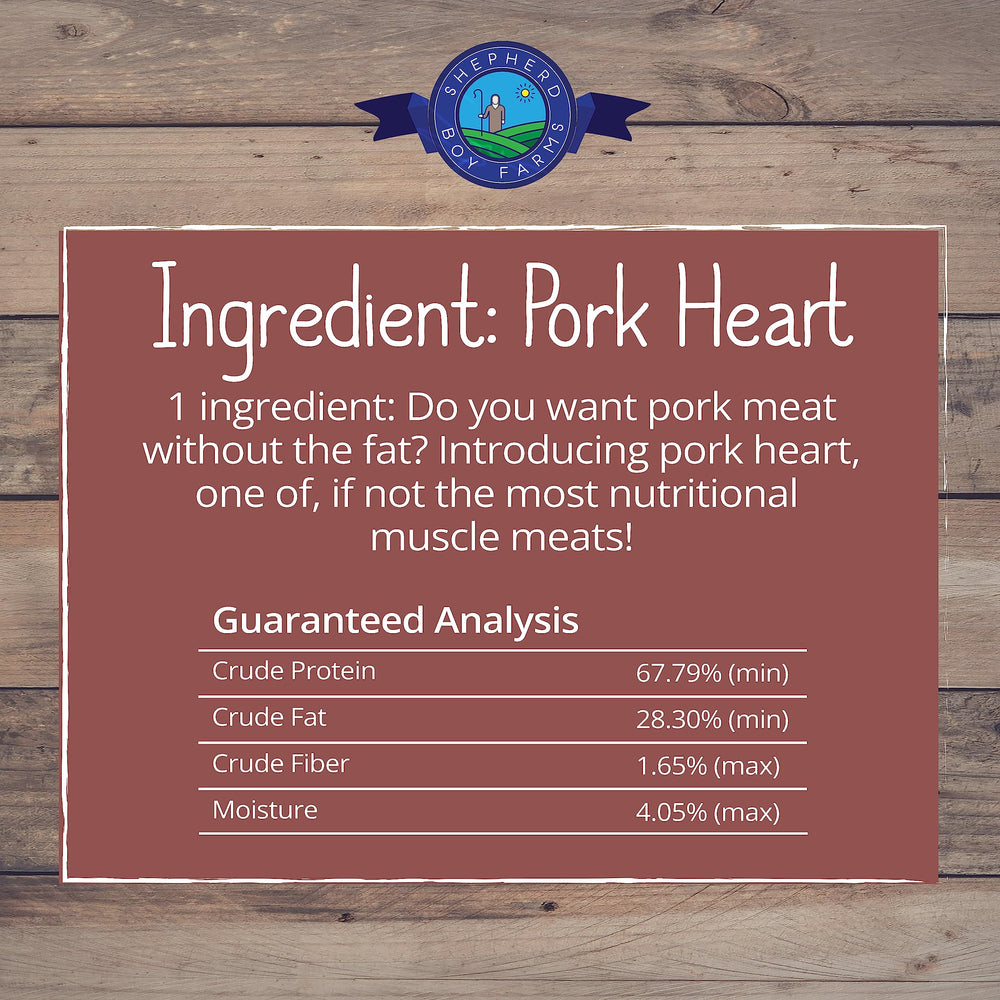 Freeze-dried pork heart close-up showing crisp texture and rich aroma.
