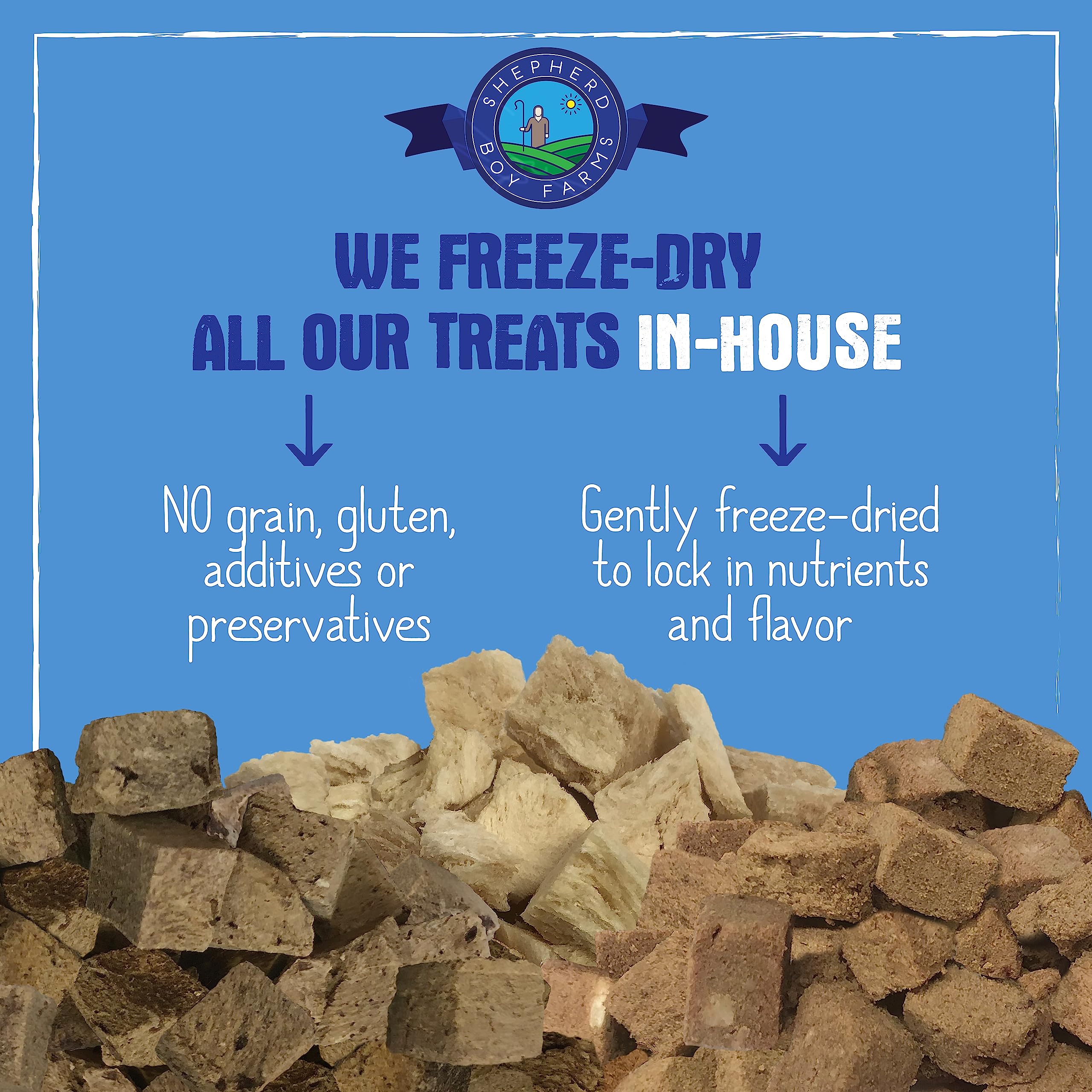 Grain-free, gluten-free Shepherd Boy Farms duck heart treat