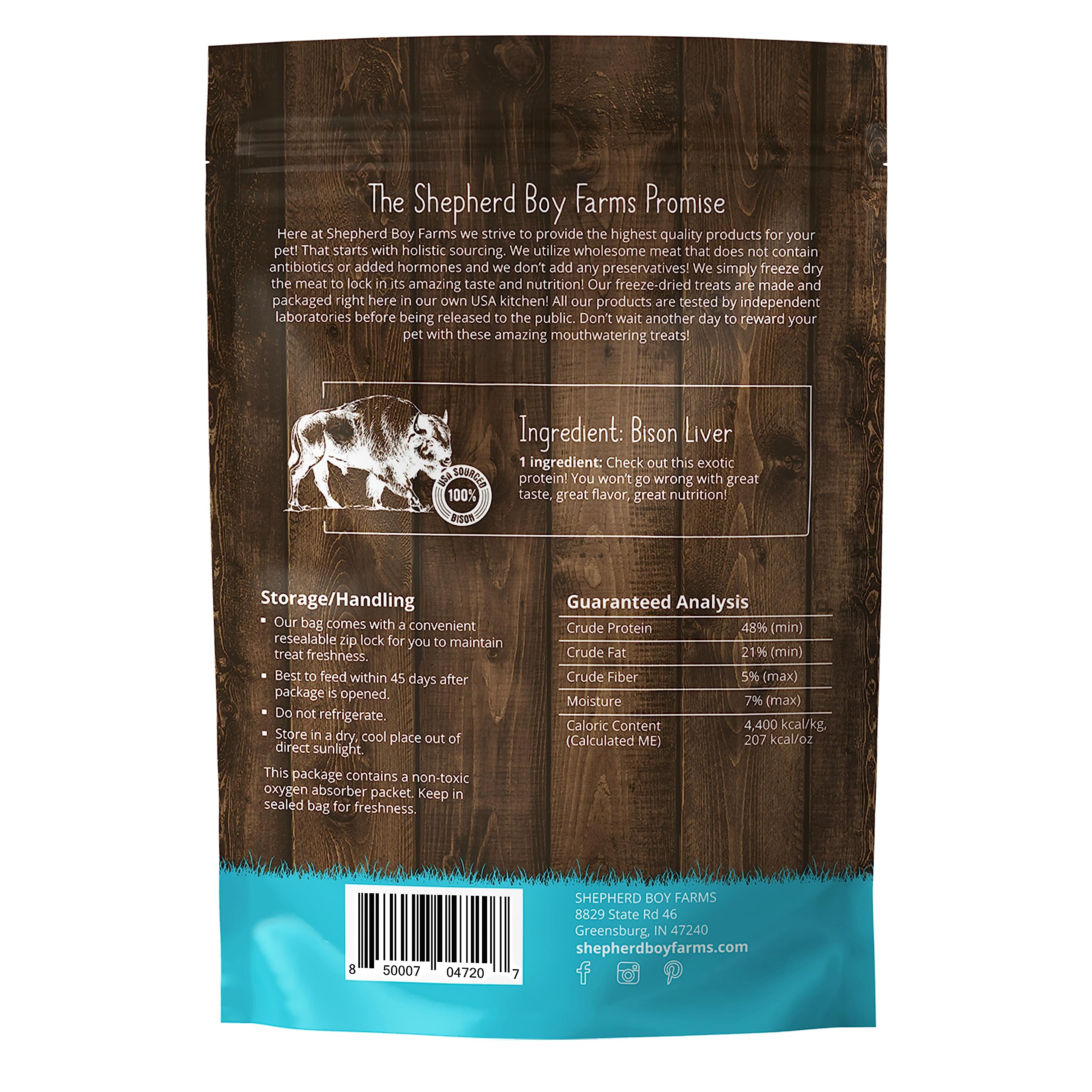 Travel-ready pet snack from Shepherd Boy Farms on the go