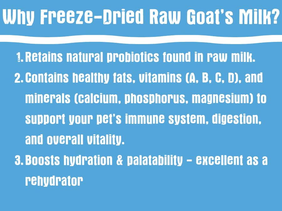 Shepherd Boy Farms rehydrated goat milk in a pet bowl.