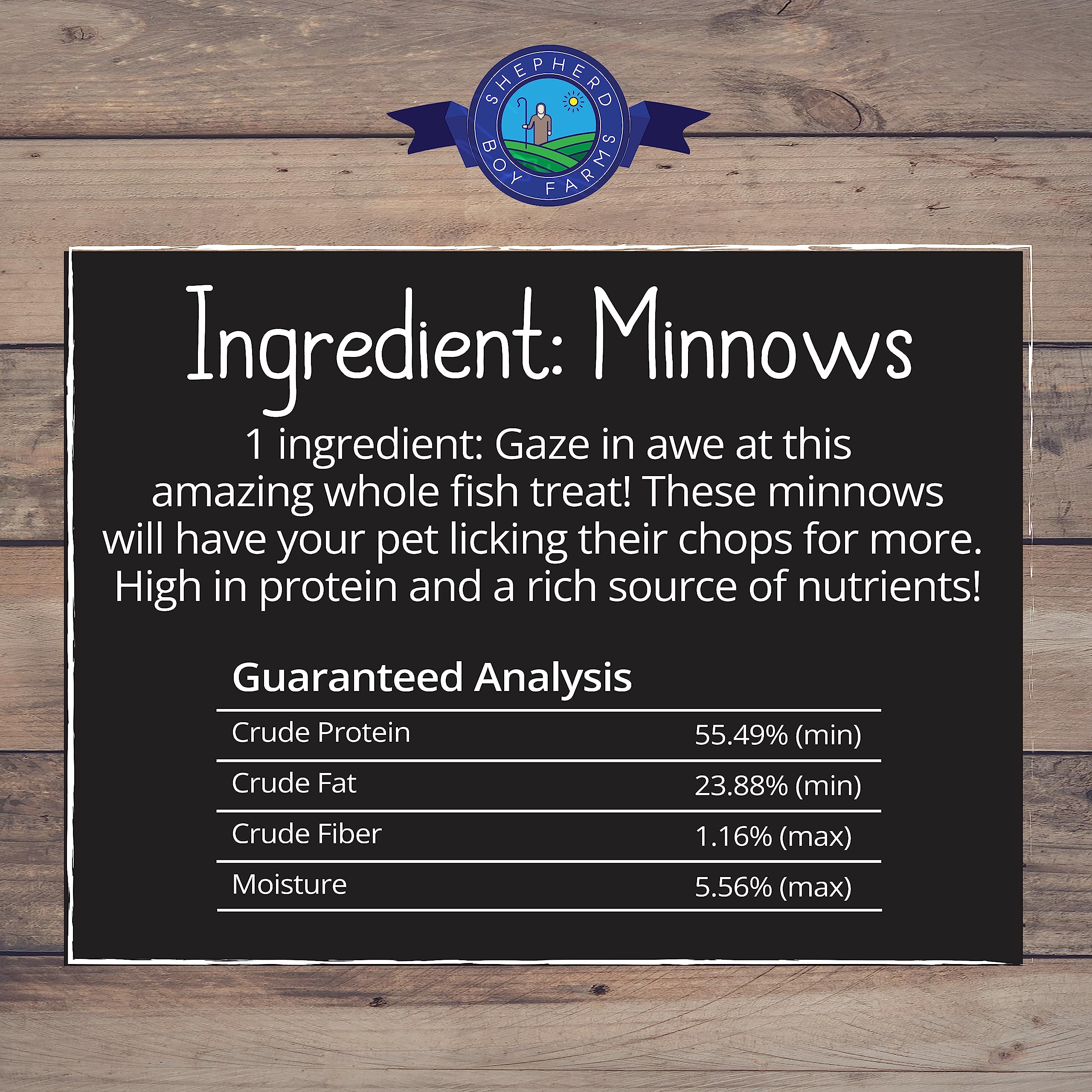 Shepherd Boy Farms single-ingredient minnows simplify pet feeding