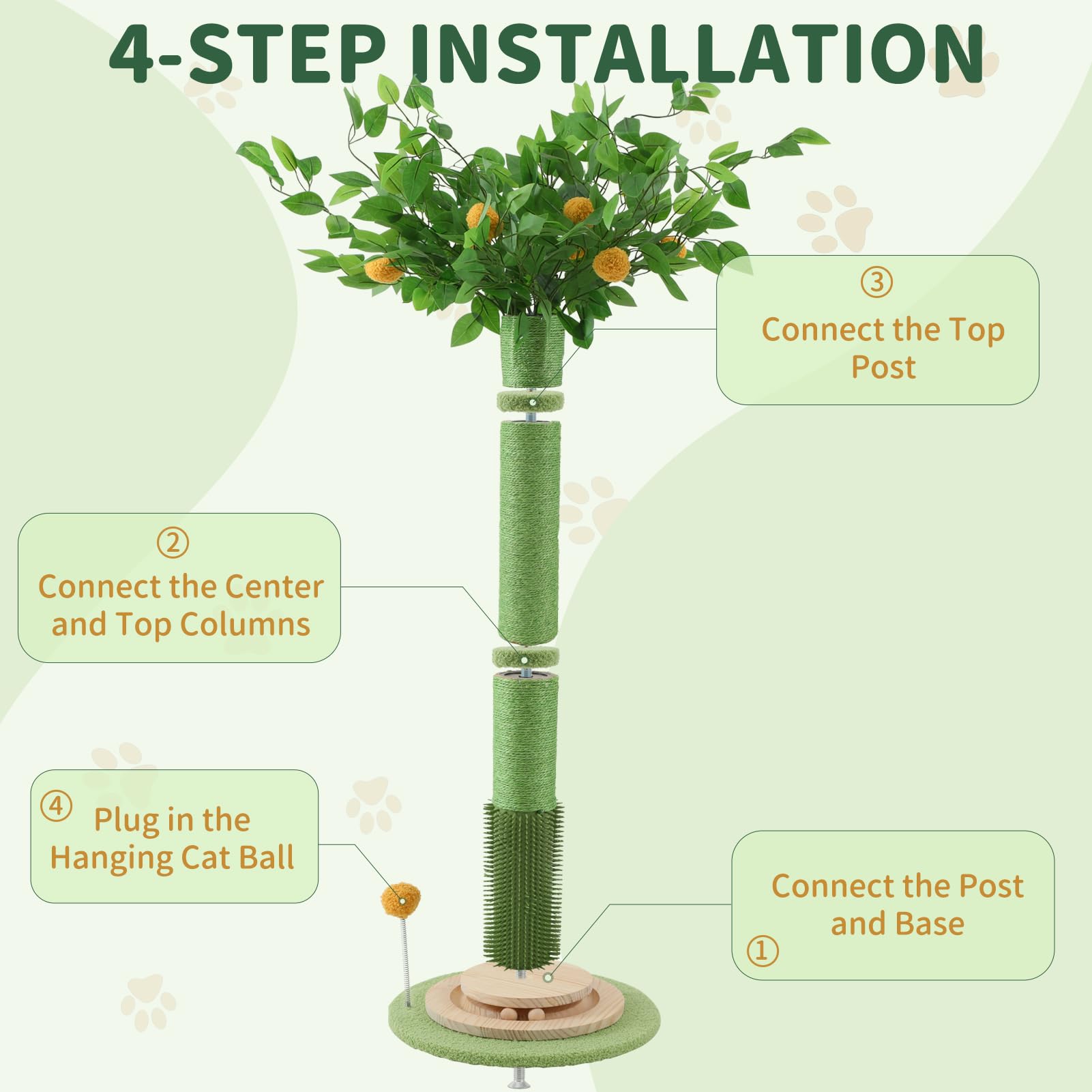 Sheripet cat tree blends with home decor while entertaining cats.