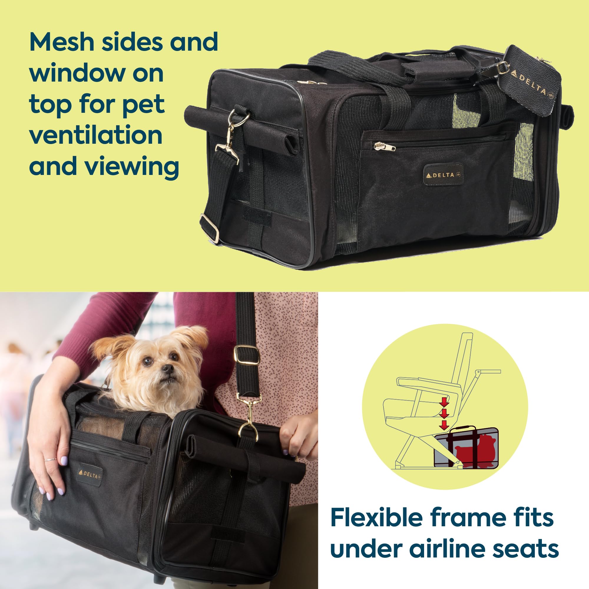 Sherpa Delta Deluxe airline-approved design streamlines boarding across many carriers.