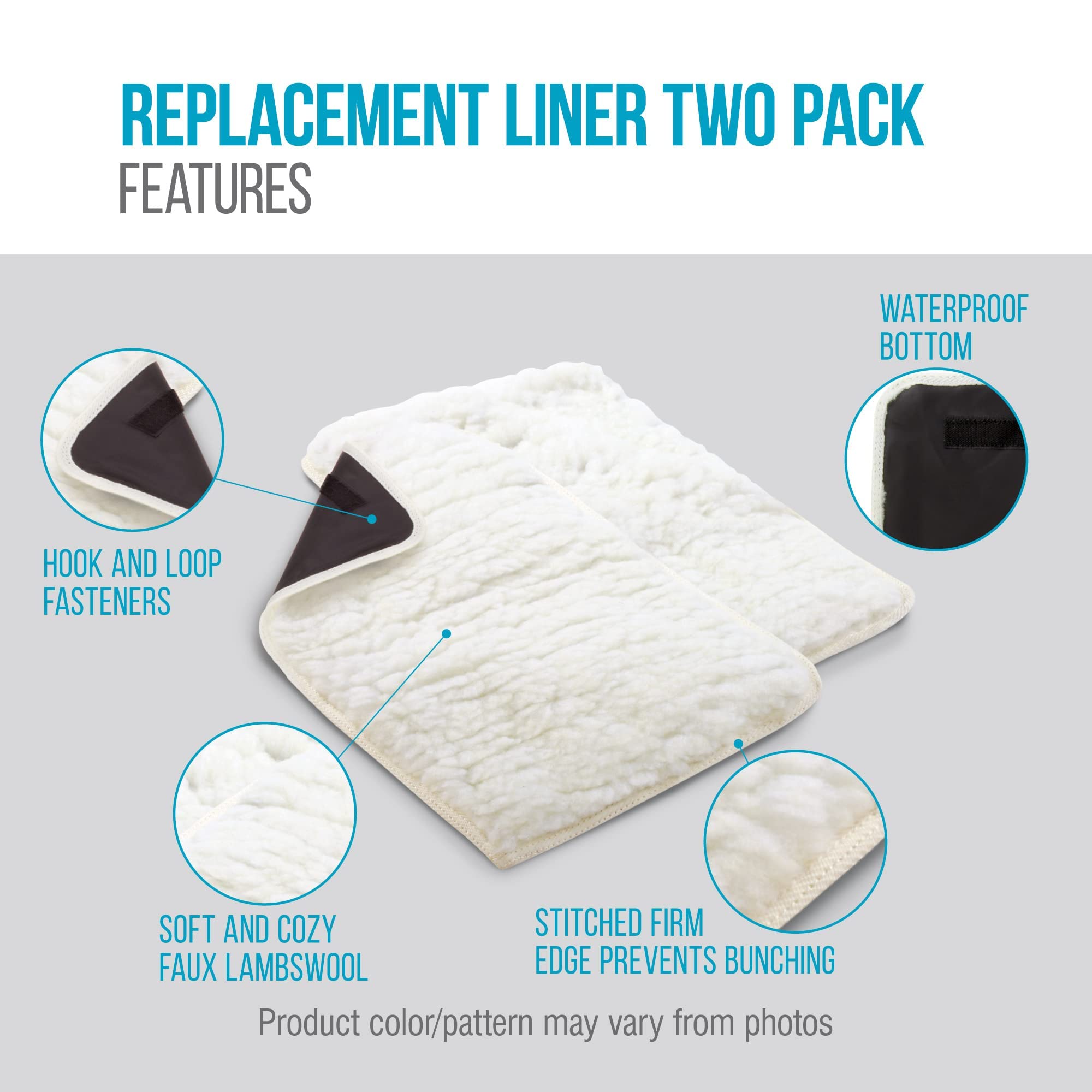 Sherpa two-pack ensures a clean liner while one is washing