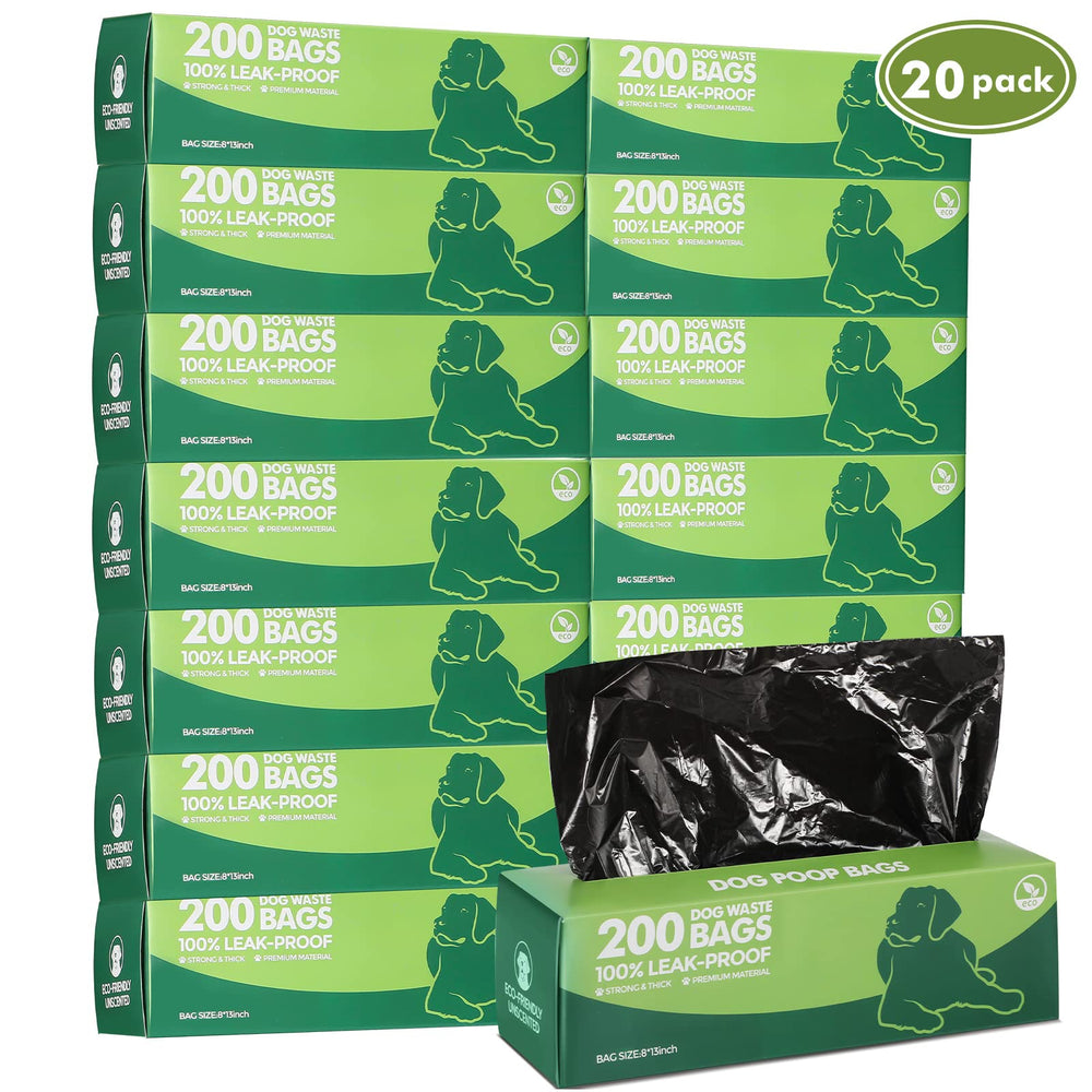 Sherr black dog waste bags ready for daily outdoor trips