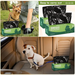 Sherr leak-proof dog waste bags prevent mess during walks.