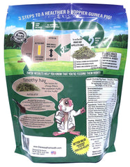 Sherwood Pet Health guinea pig pellets in bowl close-up, showcasing fiber-rich texture for digestion.