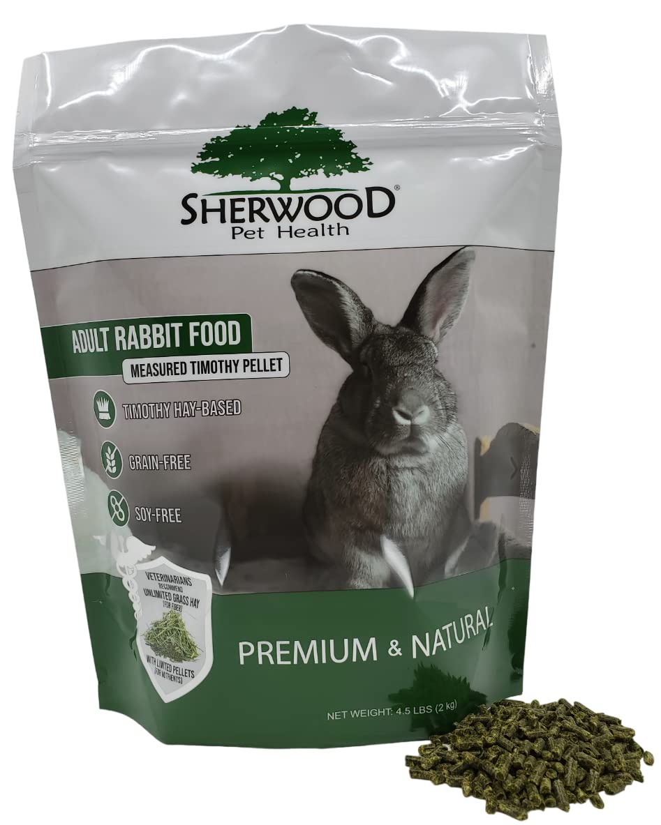 Sherwood Pet Health Timothy hay pellets packaged for balanced digestion