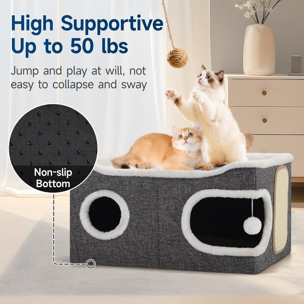 Shikha cat cube hanging ball adds interactive play and enrichment.