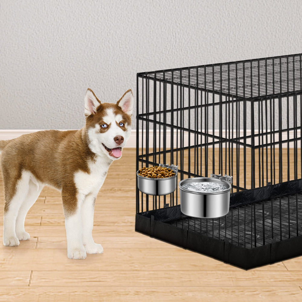 Two ShineMe bowls per set for food and water separation.