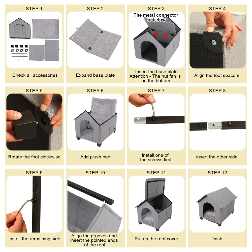 SHINEBBYS durable structure resists collapse for long term use.