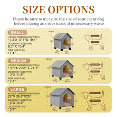 SHINEBBYS foldable dog house for easy setup and compact storage.