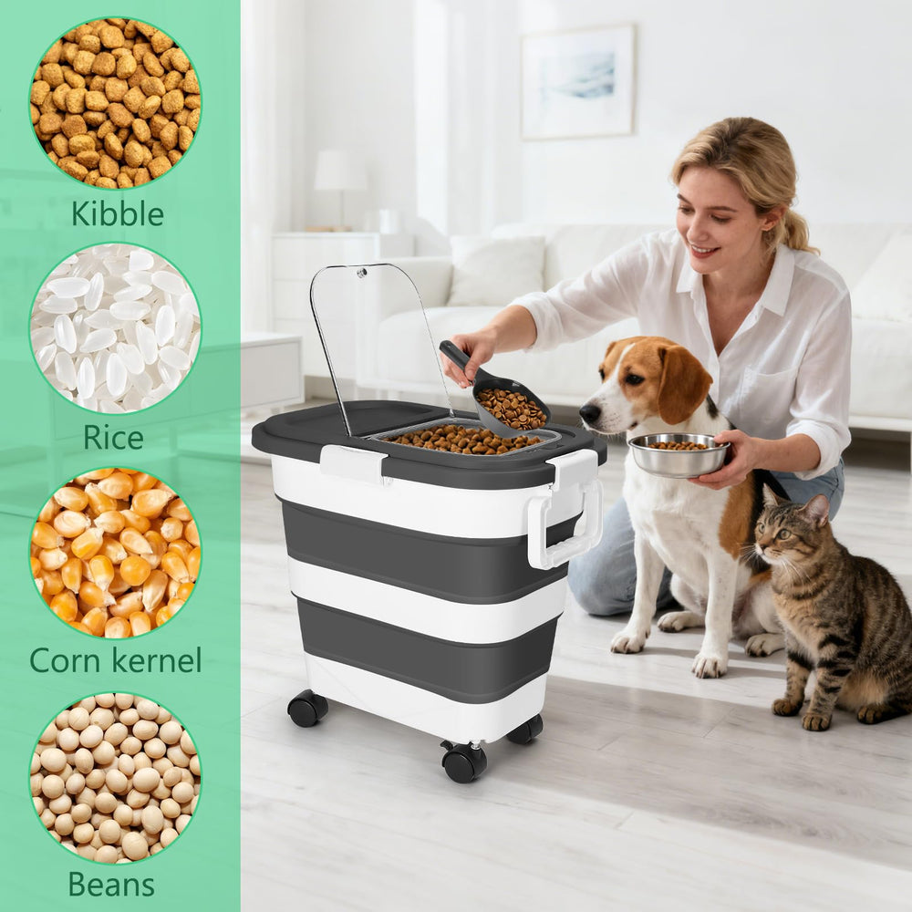 ShineMe wide opening for mess-free filling and scooping.
